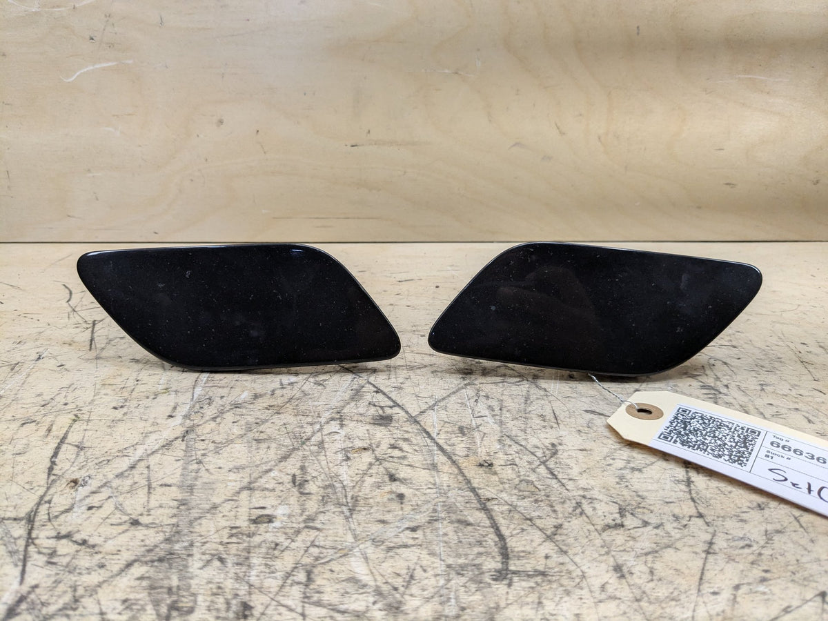 2012-2018 Audi A6 C7 Headlight Washer Nozzle Covers SET 4G0955275L OEM