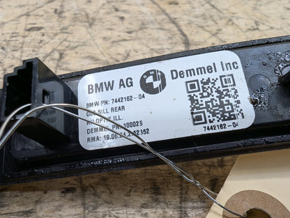 2019-2026 BMW X5 G05 Rear Right Passenger Scuff Plate Door Sill 7442162 OEM