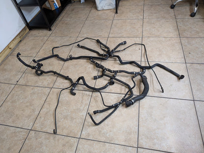 2012-2018 BMW F06 M6 Engine Radiator Cooling Coolant Pipe Hoses SET 7843264