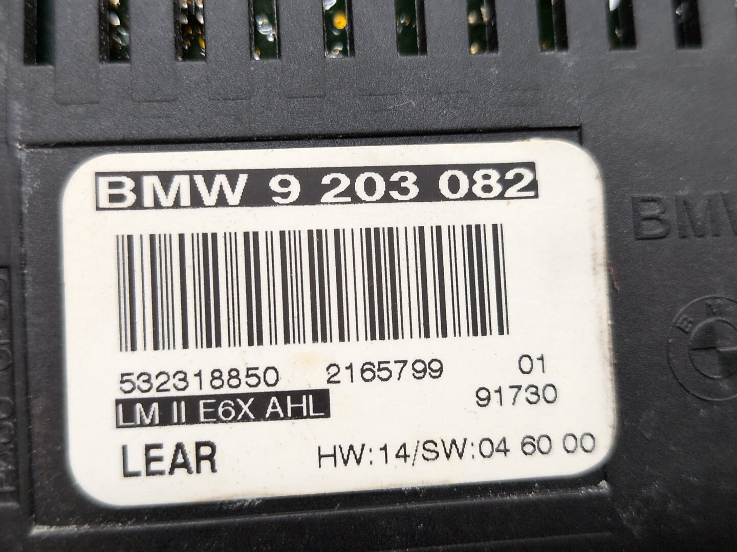 2008-2010 BMW 535i E60 LCM Headlight Control Module Unit 9203082