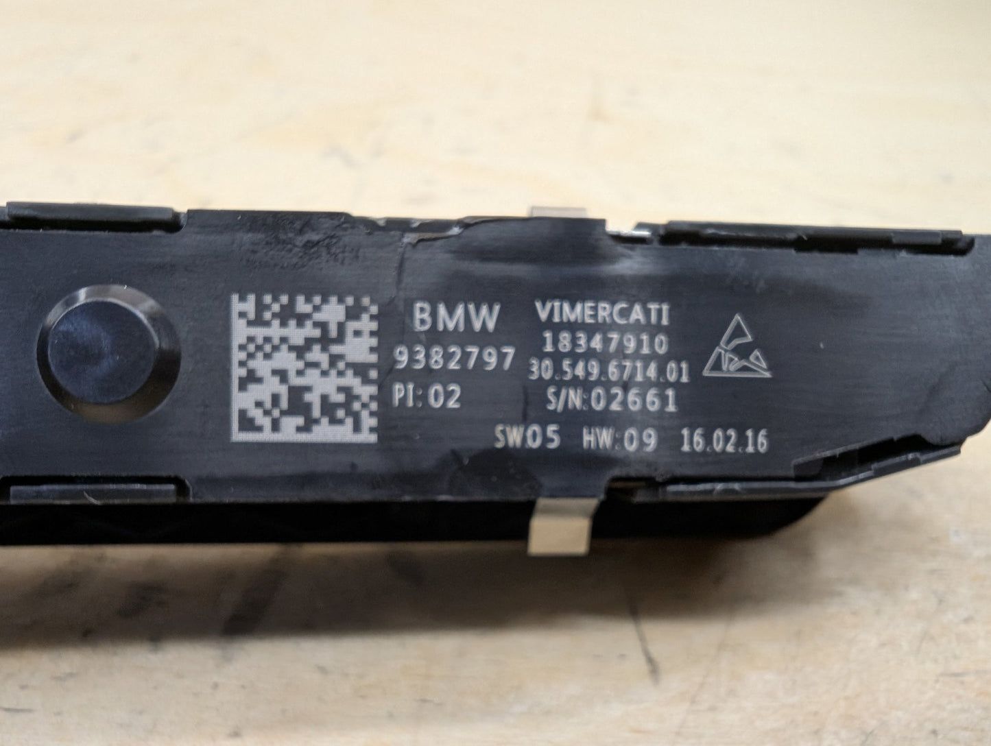 2016-2022 BMW 750i G12 Front Left Driver Seat Memory Switch 9382797