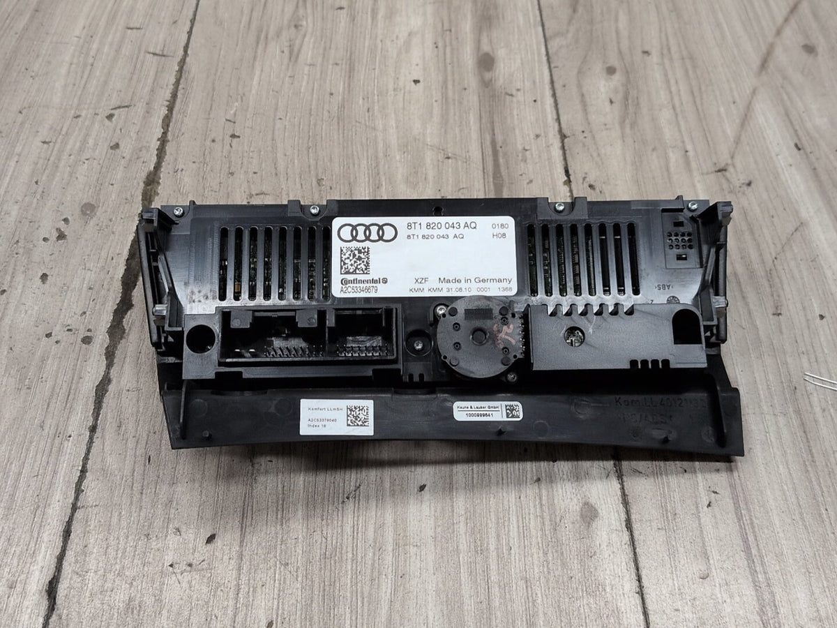 2010-2016 Audi S4 B8 Front AC Heater Climate Control Switch 8T1820043AQ OEM
