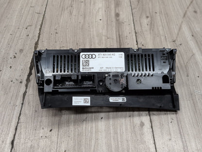2010-2016 Audi S4 B8 Front AC Heater Climate Control Switch 8T1820043AQ OEM