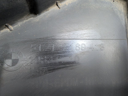 2007-2013 BMW X5 E70 Front Left Driver Wheel Fender Liner Splash Guard 7169413
