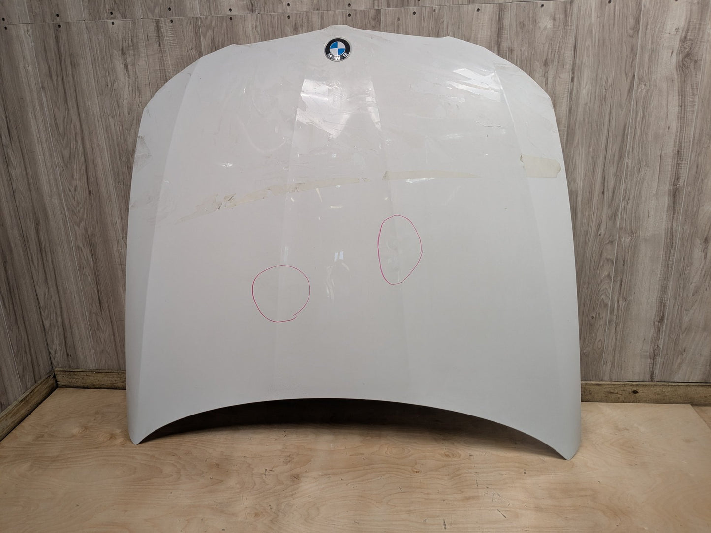 2006-2011 BMW 328i E90 Hood Bonnet Shell Panel White 300