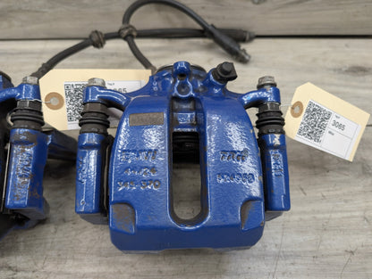 2018-2024 BMW X3 G01 Rear Left Right Brake Caliper SET 34216887409 18-24 OEM BMW G01 G02 X3 X4 30 M40 REAR Left Right Brake Calipers BREMBO Blue
