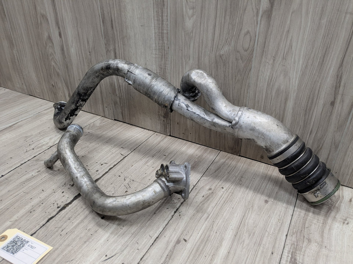 2007-2013 BMW E92 335i N54B30A Engine Motor Turbo Charger Tube Pipe SET 7556551