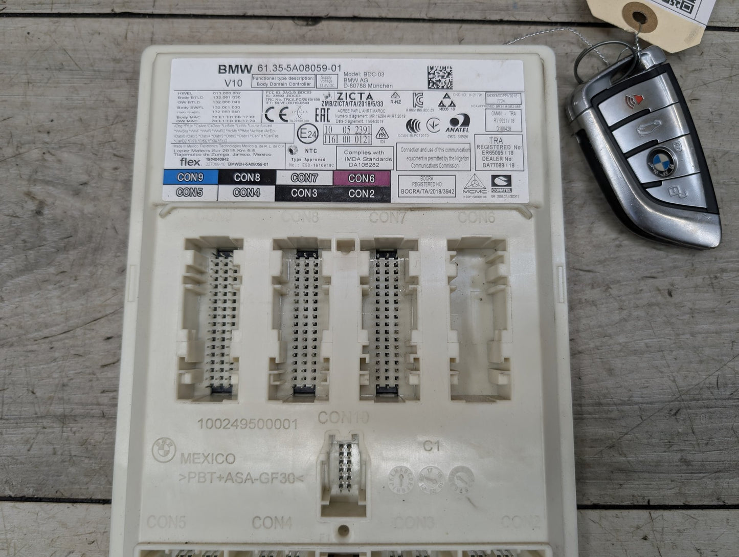 OEM BMW F90 F97 G01 G05 G12 G20 G30 X3 BDC Body Domain Control Module Unit + Key