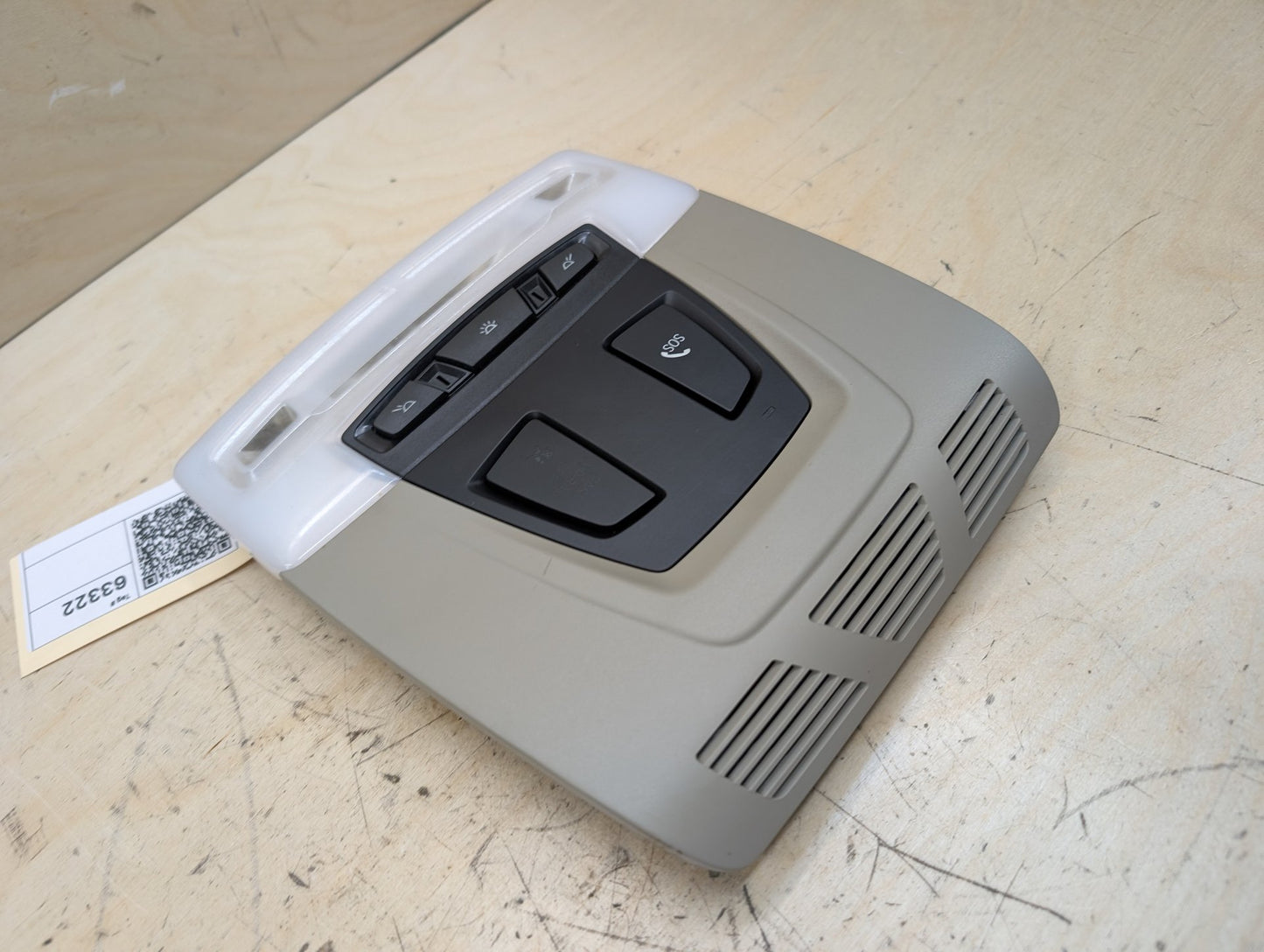 2012-2018 BMW 320i F30 Headliner Overhead Dome Light Switch Module 9312494