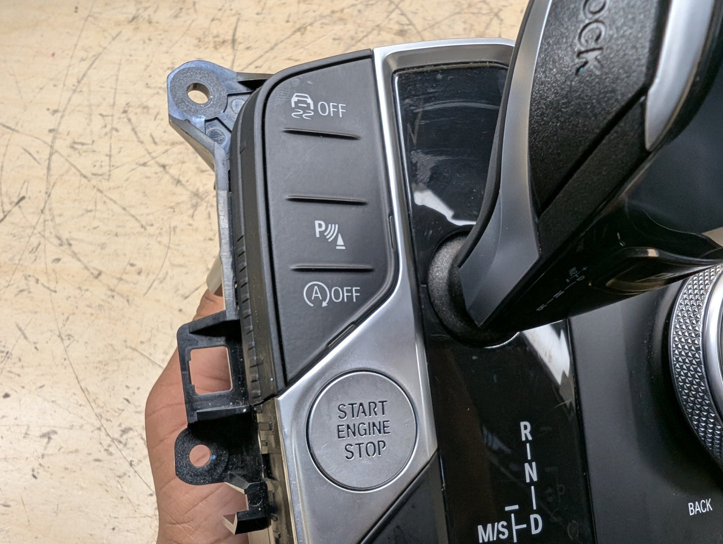 19-24 OEM BMW G20 330 Gear Selector Panel iDrive Controller w/ Shifter Knob