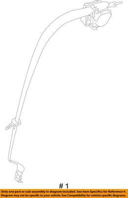 OEM BMW F90 M5 G30 530 540 Rear Left Right Upper Seatbelt Seat Belt Retractor