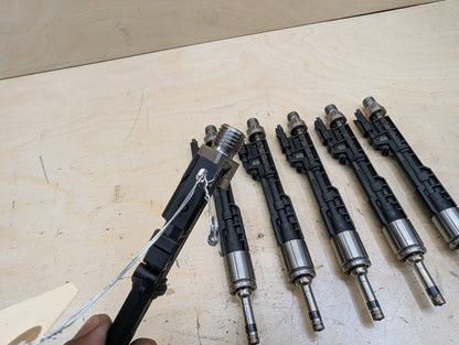 2015-2019 BMW X6 F16 Engine Motor Fuel Injector SET 7639994
