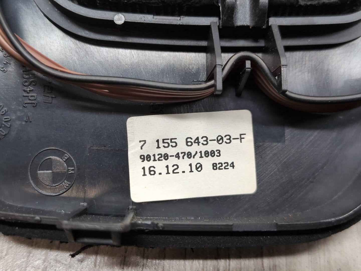 2006-2011 BMW 328i E90 Gear Selector Controller Shifter Knob Panel Assembly 7603764