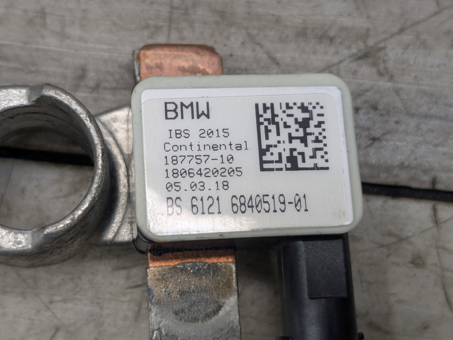 OEM BMW G01 G12 G30 530 540 M550 X3 Negative Battery Cable Terminal IBS Sensor