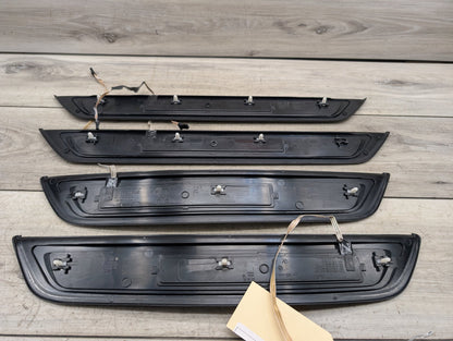 2017-2023 BMW 530i G30 Front Rear Left Right Scuff Plate Door Sill SET 7405773 OEM