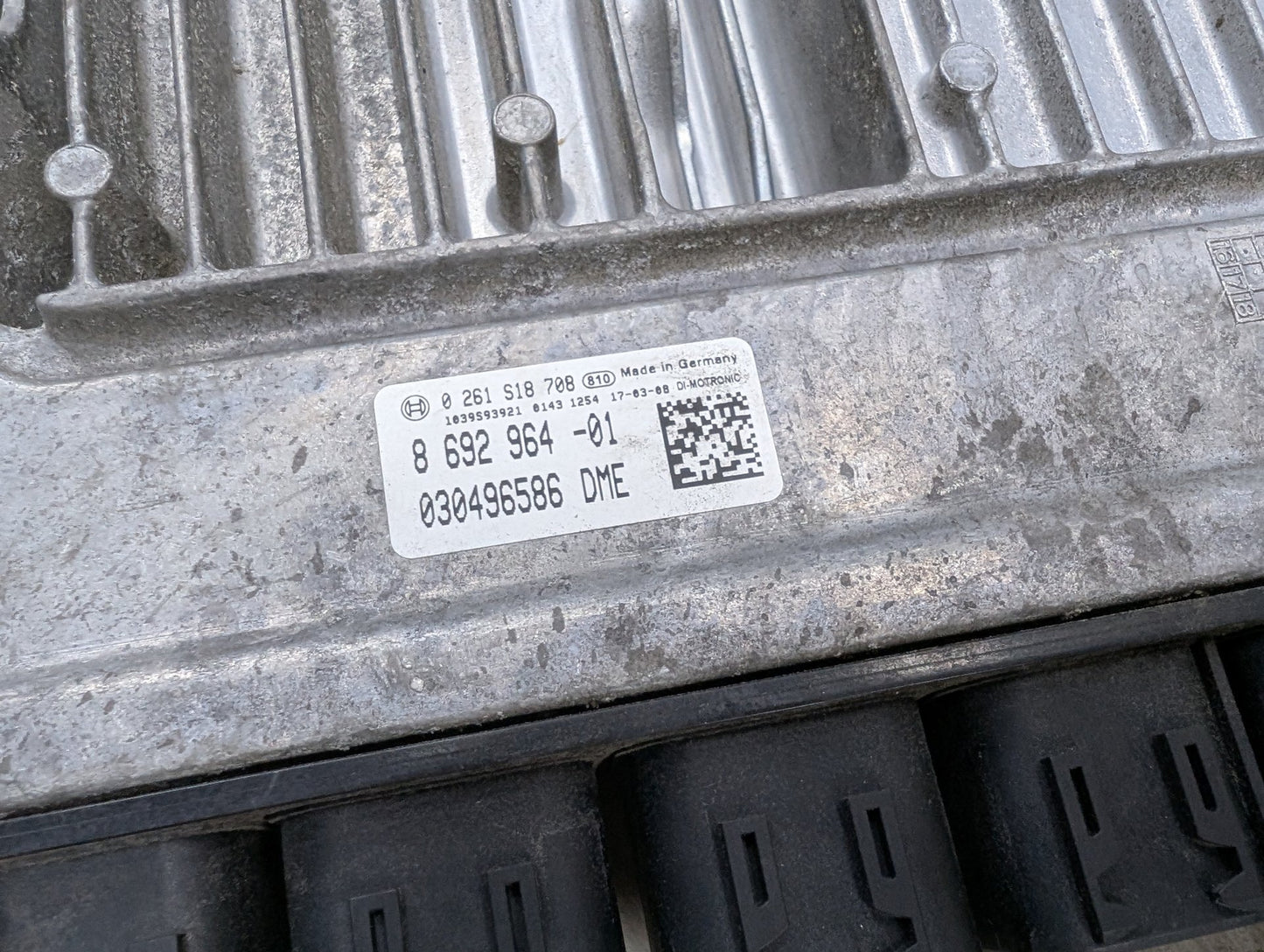 BMW F30 340i B58B30M0 Engine Motor ECU DME Computer Module 8692964