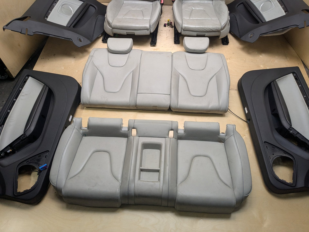 09-17 OEM Audi A5 S5 RS5 B8 8T COUPE Interior Front Rear Seats Door Panels CREAM