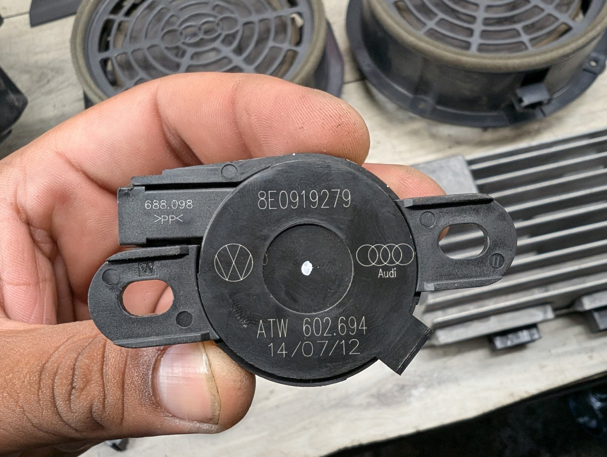 2008-2017 Audi S5 8T Speakers SET 8F1035223A 09-17 OEM AUDI A5 S5 BANG & OLUFSEN Front Rear Door SUB Tweeter Speakers SET OEM