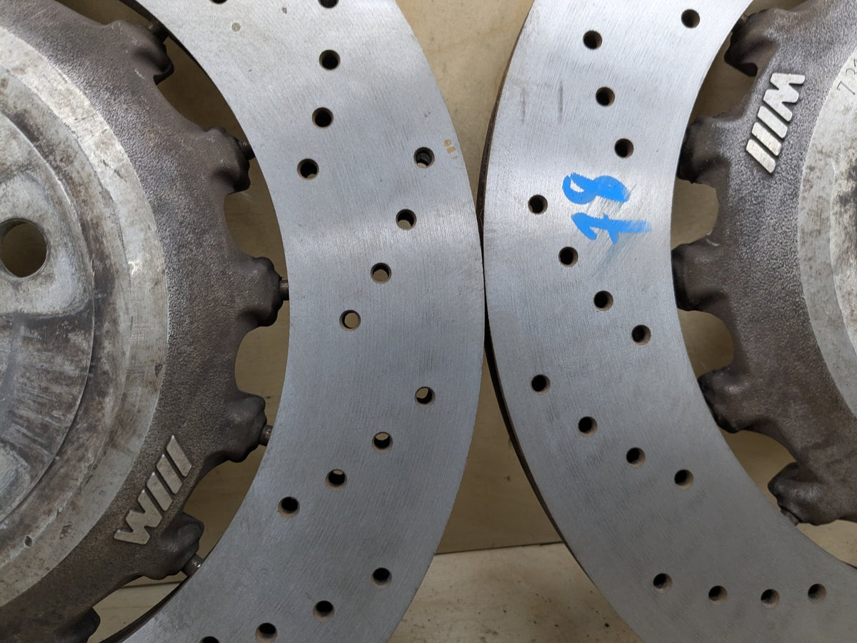 12-19 BMW F06 F10 F12 F13 M5 M6 Rear Ventilated Brake Rotor Pair SET