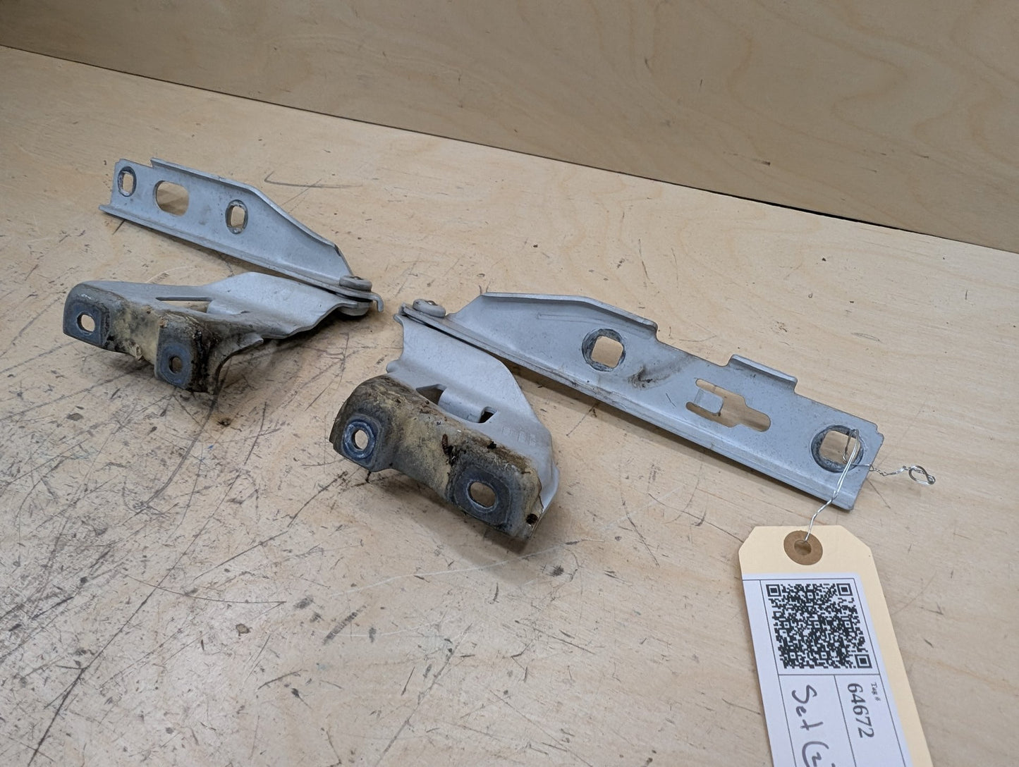 2011-2017 Audi RS5 8T Hood Bonnet Hinges SET 8T0823301E OEM