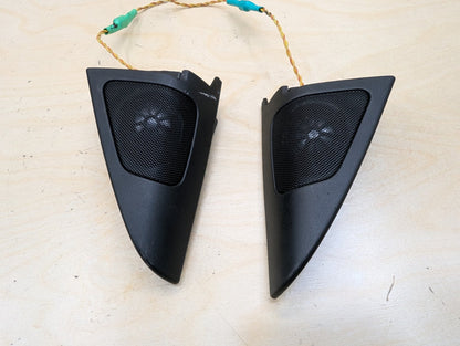 2007-2013 BMW 335i E93 Front Left Right Door Triangle Corner Speaker Assemblys SET 7119174