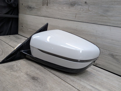 OEM BMW G30 530 540 M550 Left Driver Side Mirror Blind Spot SHADOW GLOSS