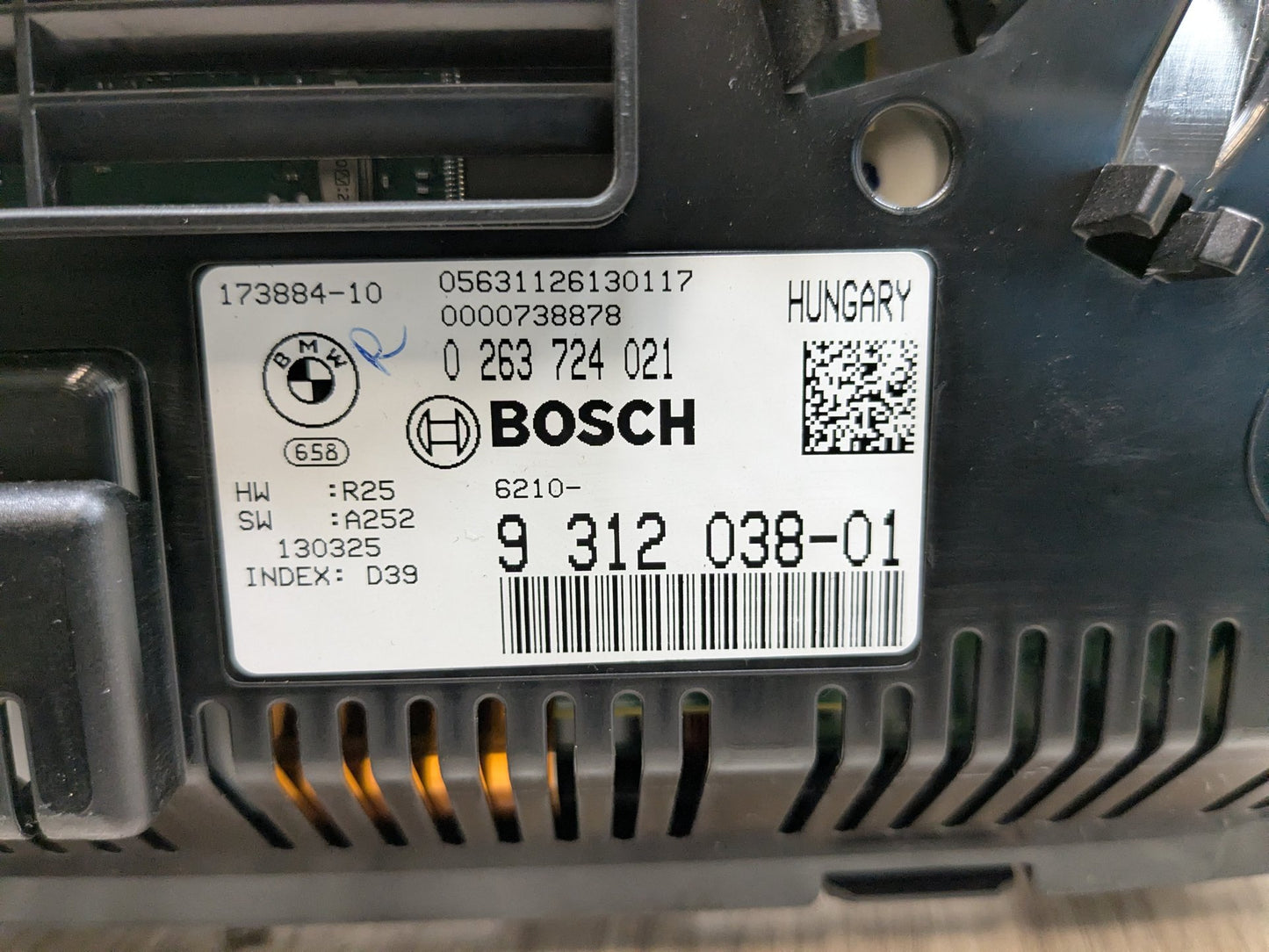 2010 - 2015 BMW 750i F01 Instrument Speedometer Guage Cluster 9312038 N63B44O1