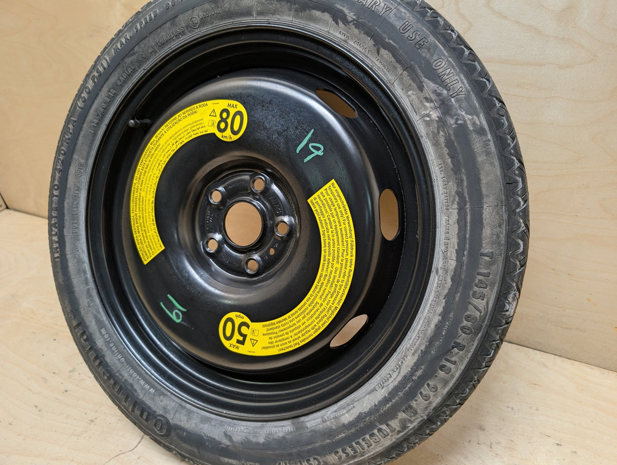2015-2018 Audi Q3 8U Emergency Spare Wheel Rim Tire Donut 18x4 ET27.5 5N0601027E