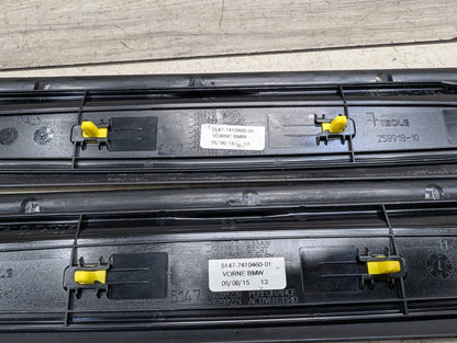 2012-2018 BMW 340i F30 Front Left Right Scuff Plate Door Sill SET 7410460