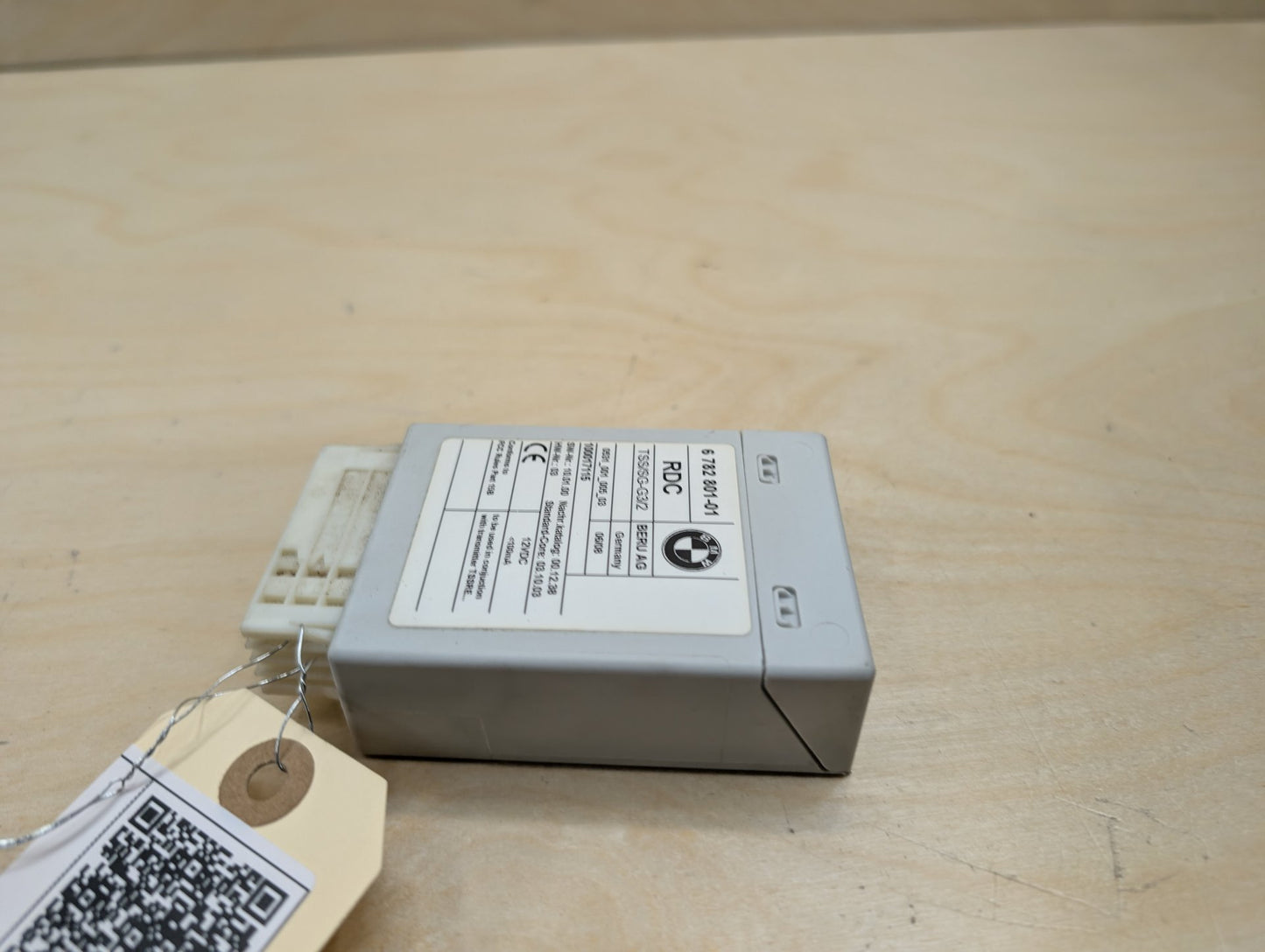 07-10 OEM BMW E93 328 335 Tire Pressure Control Module Unit TPMS RDC