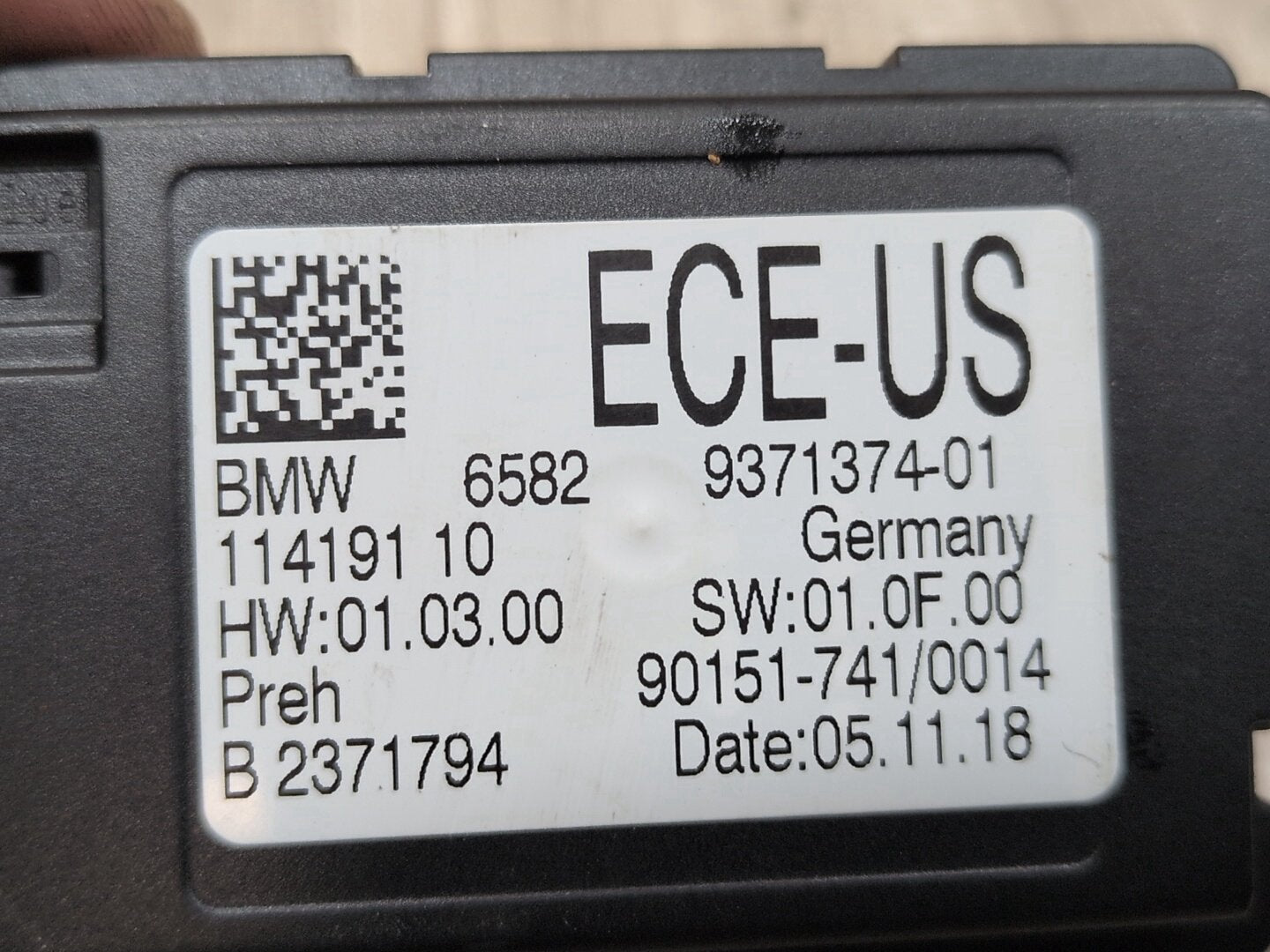 2016 - 2018 BMW 440i F36 Knob Controller Module 9371374 B58B30M0
