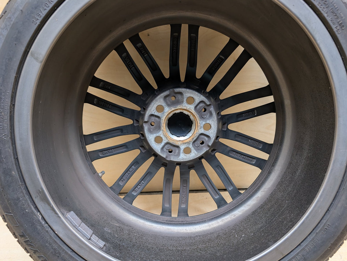 OEM BMW BMW G30 530 540 M550 Rear Wheel Rim Style 664M Silver R19x8" ET30