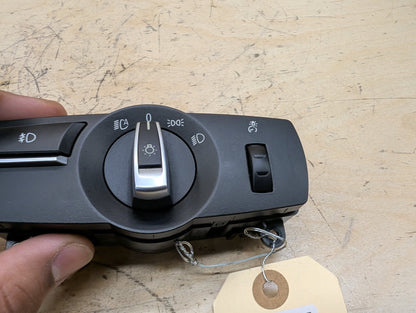 10-18 OEM BMW F13 F10 F06 F25 Headlight Switch Control Panel Light Module BLACK