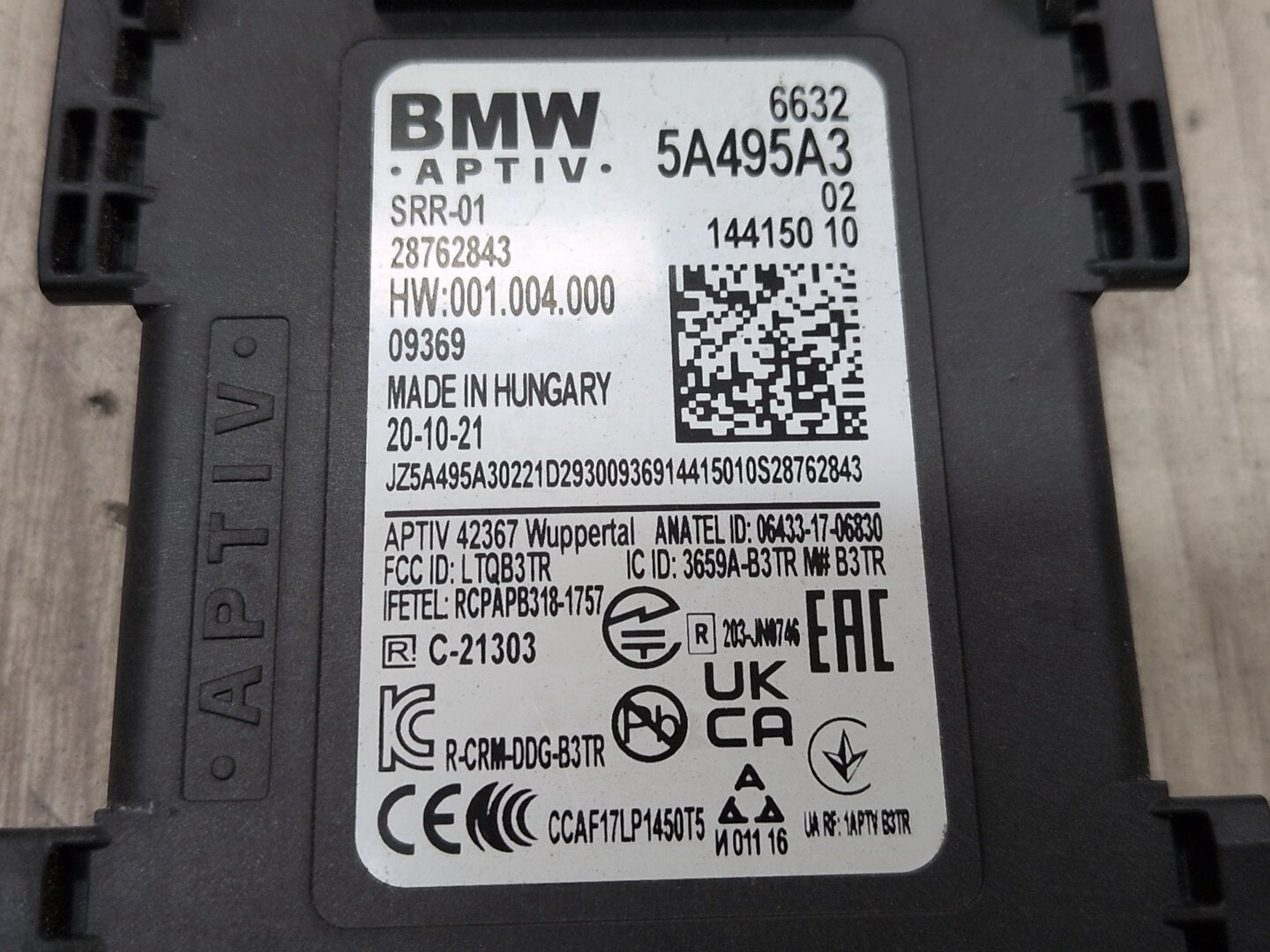 2019-2026 BMW M340i G20 Blind Spot Lane Sensor Radar Module 5A495A3
