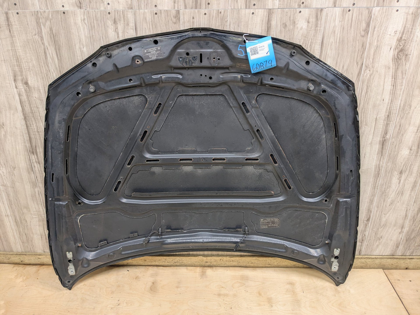 08-13 OEM BMW E88 E82 135 Front Hood Bonnet Panel Shell SCHWARZ II (668)