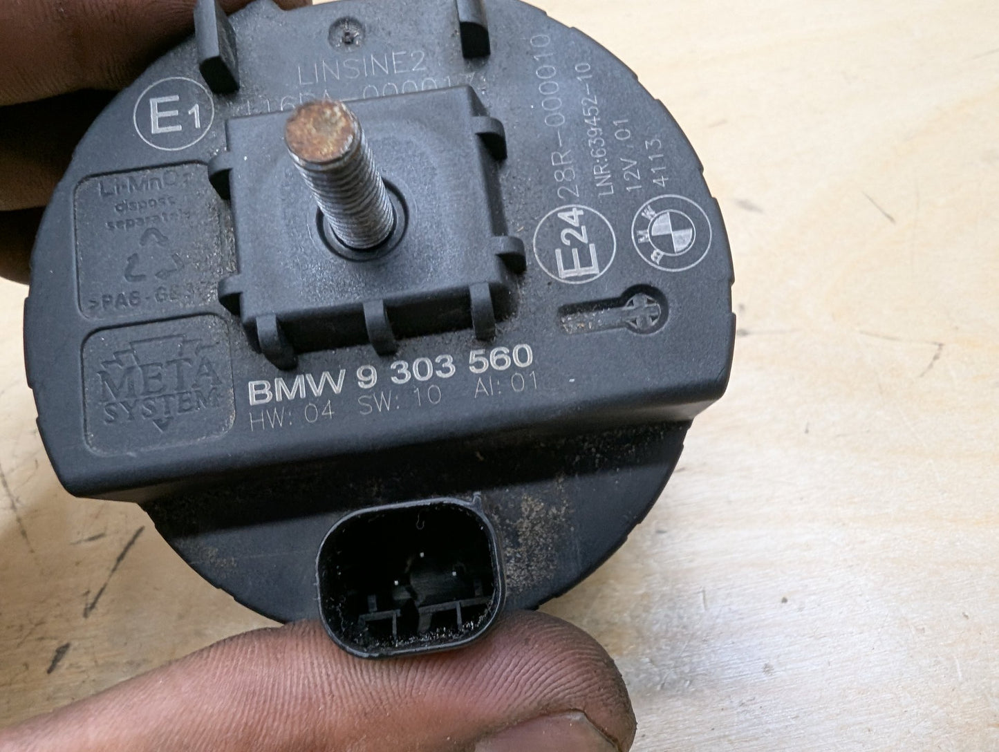 2011-2016 BMW X3 F25 Anti Theft Siren Alarm Module 9303560