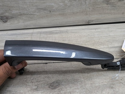 12-18 OEM BMW F30 F32 F80 Front Right Passenger Door Handle COMFORT ACCESS Gray