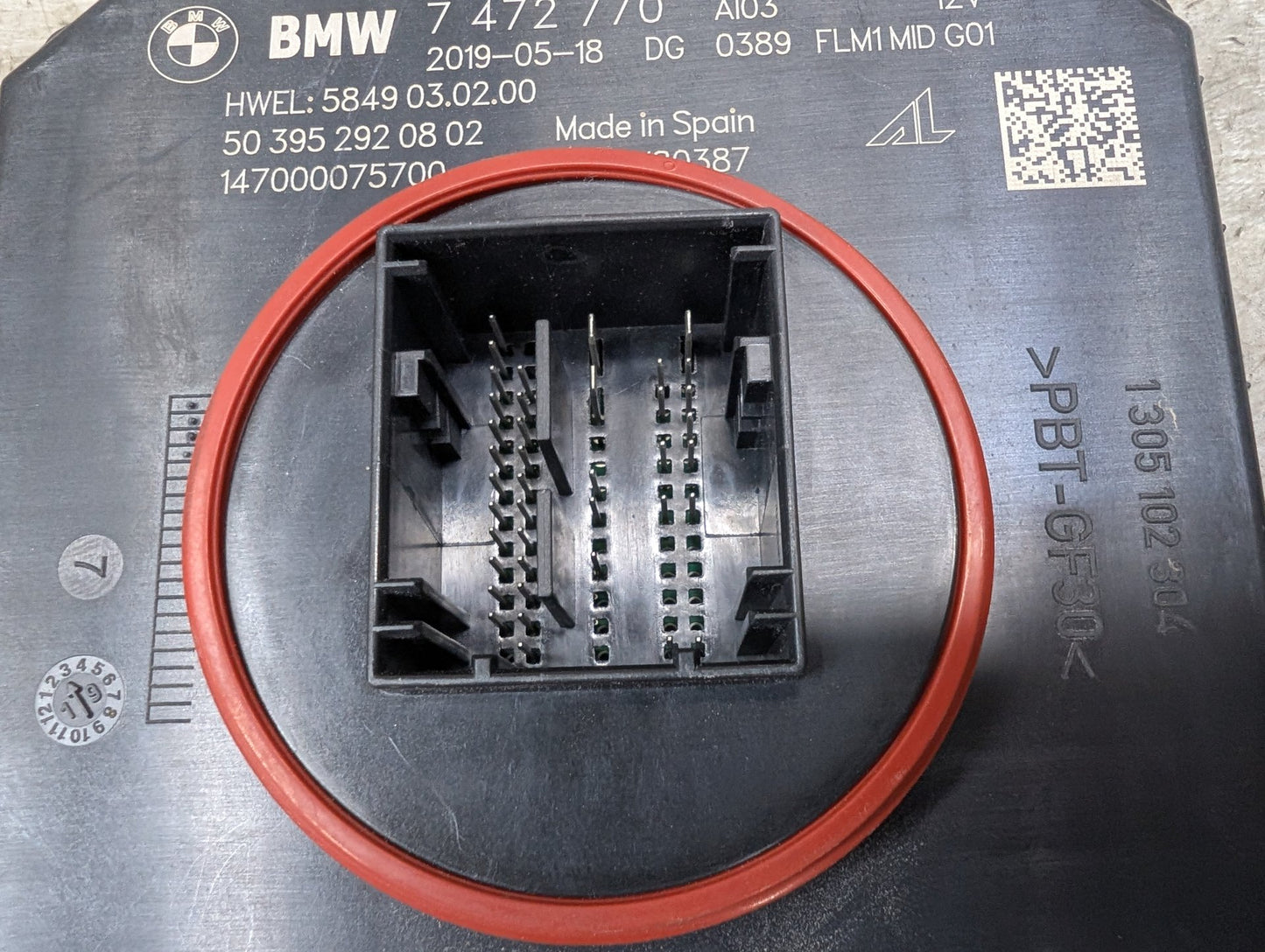 2018 - 2024 BMW X3 G01 Left Right Headlight DRL Daytime Running Light Module SET 7472770 B46B20O1