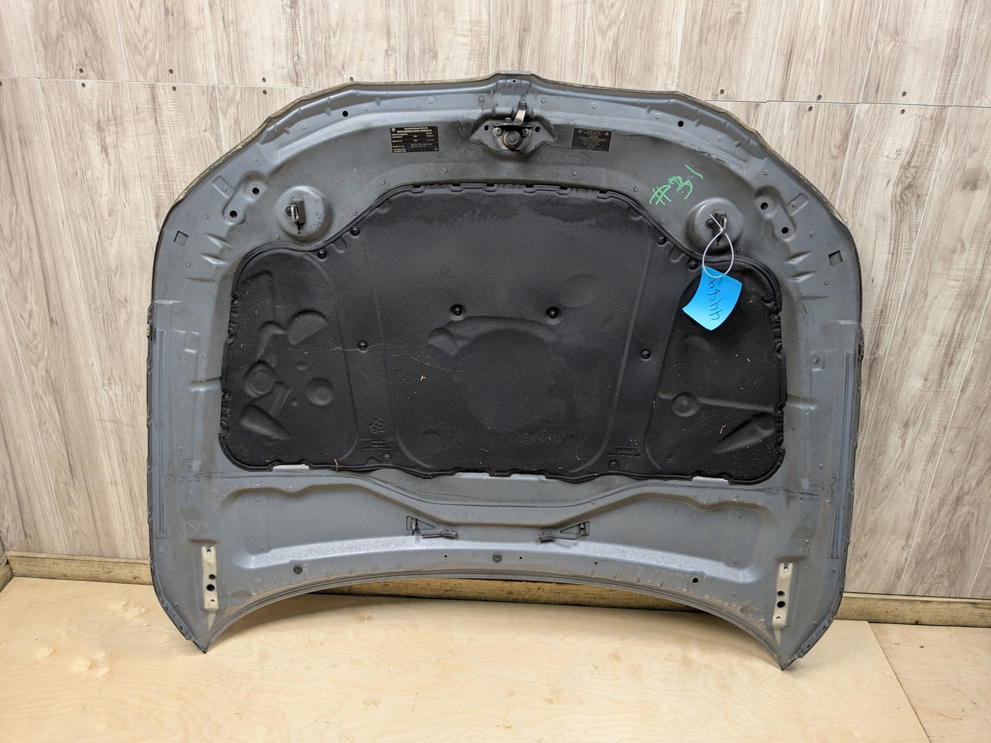 04-10 BMW E60 Hood Bonnet Shell Panel Grey A52