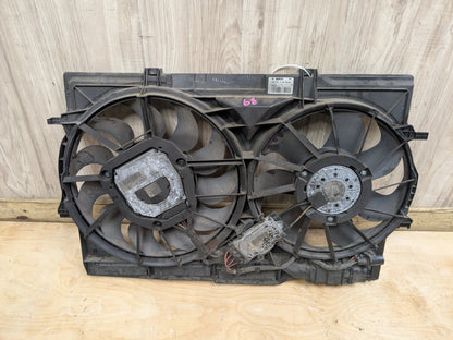 2009-2012 Audi S4 B8 Radiator Fan Shroud Housing w/ Motor 8K0121003N