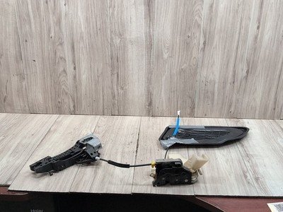 10-16 Audi S4 B8 Front Left Driver Door Latch Lock Actuator w/ Cover Panel SET