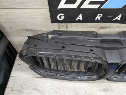 2017-2023 BMW 530i G30 Front Bumper Radiator Air Flap Shutter w/ Kidney Grilles 7497279