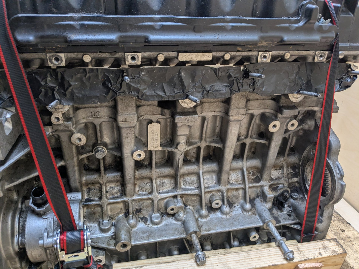 Video! 07-09 OEM BMW E88 E92 E93 E90 Long Block 8 Bolt N54 RWD ENGINE MOTOR 163k