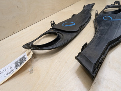 2012-2018 BMW 328i F30 Front Left Right Bumper Fog Lamp Lights Brackets SET 7255365