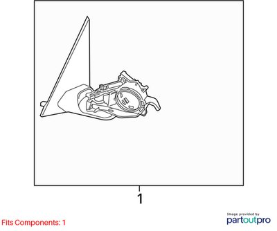 18-24 OEM BMW G01 X3 Left Driver Side Mirror Heated Memory Auto Dip SHADOW GLOSS