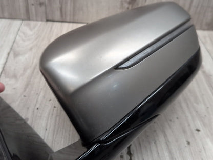 17-23 OEM BMW G30 530 540 M550 Left Driver Side Mirror Blind Spot SHADOW GLOSS