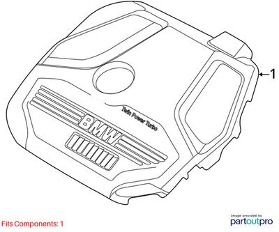 20-24 OEM BMW F39 F44 F48 228 Engine B46 Cover Head Cylinder Ignition Covering