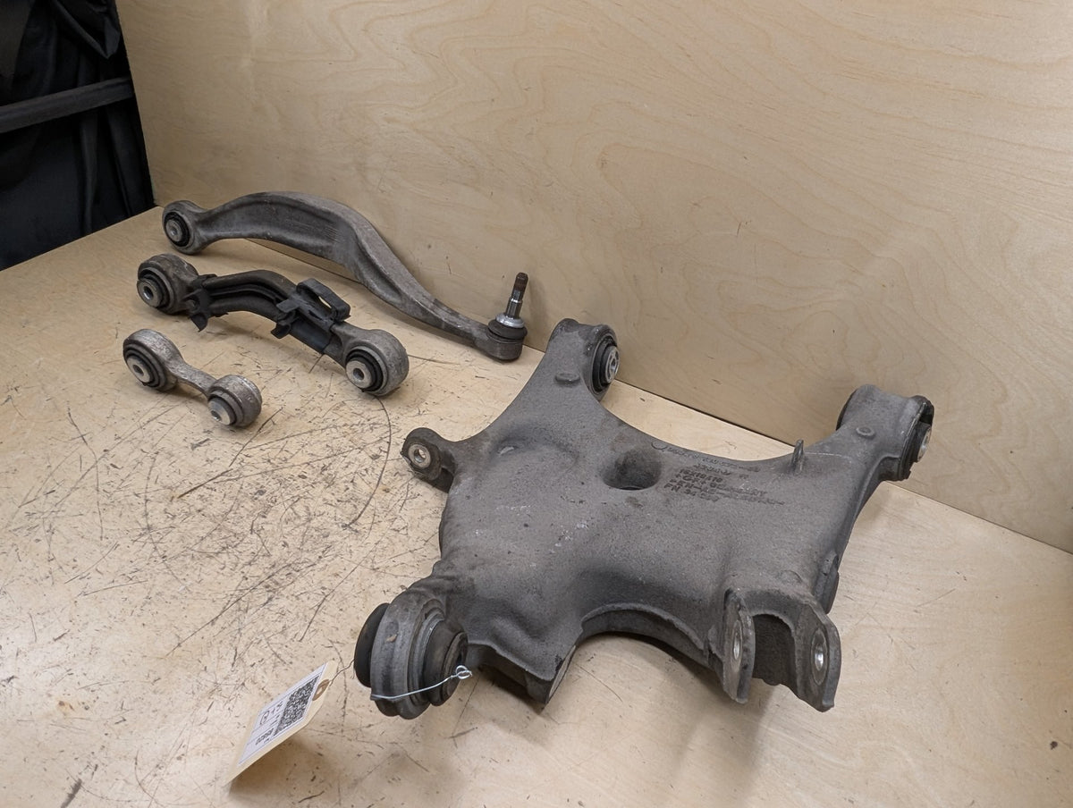 09-18 OEM BMW F02 F06 F10 F13 Rear Right Passenger Upper Lower Control Arm SET