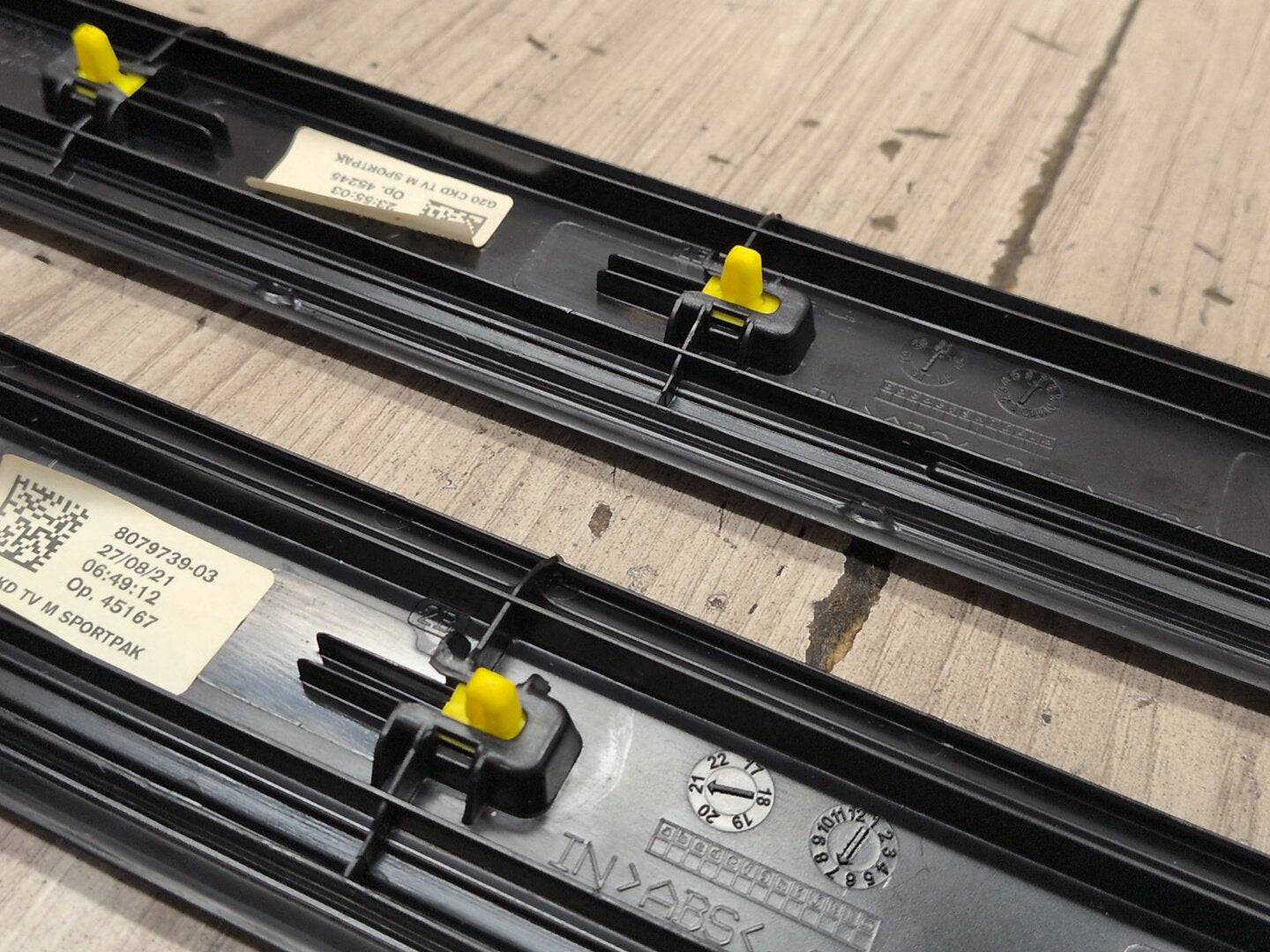 OEM BMW G20 G26 330 M340 M SPORT Front Left Right Door Sill Molding Trim SET