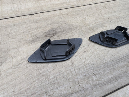2007-2013 BMW 328i E93 Front Left Right Bumper Headlight Washer Nozzle Insert Covers SET 7186183